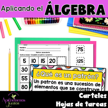 Preview of Aplicando el álgebra: PATRONES