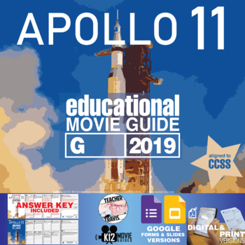 Preview of Apollo 11 Documentary Movie Guide | Questions | Worksheet | Google (G - 2019)