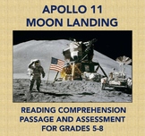 Apollo 11 Moon Landing: Reading Comprehension Passage and 