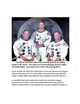 Preview of Apollo 11 Voyage to the Moon: Summary of Events with Translations