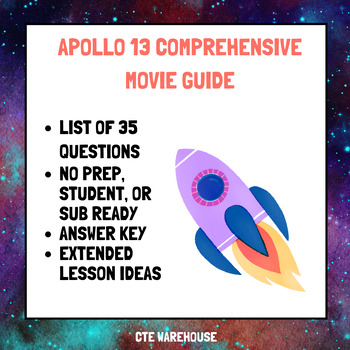 Preview of Apollo 13 - Detailed Movie Guide with Answer Key and Extended Lessons