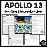 Apollo 13 Reading Comprehension Worksheet History of Space