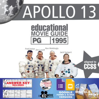 Preview of Apollo 13 Movie Guide | Questions | Worksheet | Google Formats (PG - 1995)