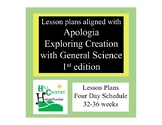 Lesson Plans Apologia Exploring Creation with General Scie