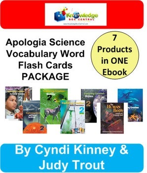 Preview of Apologia Flashcard Special Package