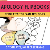 Apology Flipbooks! template to teach apologies | Kinder & 