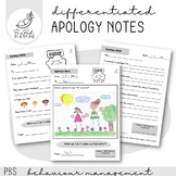 Apology Note Letter Templates for Students - Differentiated for All Ages!