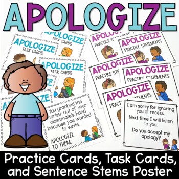 Preview of Apology Activities