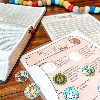Preview of Apostles' Creed Activity Set