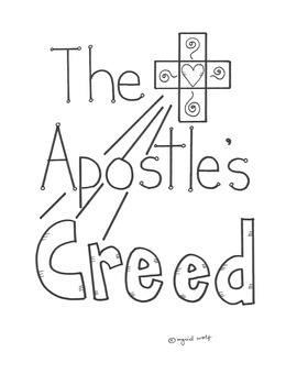 Apostles Creed Prayer Booklet by Ingrid