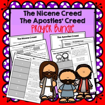 Preview of Apostles' Creed and Nicene Creed Prayer Bundle