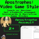 Apostrophe Assault I: Video Game Style Learning