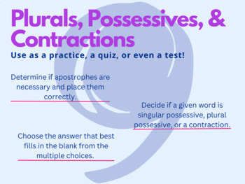 Student S Name: - Date: - Score: Grammar 1 Possessive 'S: Singular and  Plural Write The Apostrophe (') in The Correct Position, PDF