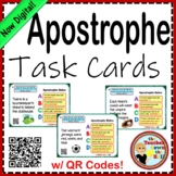 Apostrophe Rules Task Cards NOW Digital!