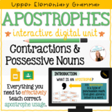 Apostrophe Usage Digital Unit: Contractions & Possessive N