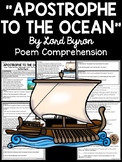 Apostrophe to the Ocean by Byron Reading Guide and Compreh