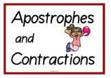 Apostrophes & Contractions Information Poster Set | Litera