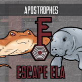 Apostrophes Escape Room Activity - Printable & Digital Game