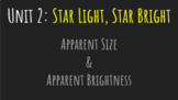 Apparent Brightness and Apparent Size Review
