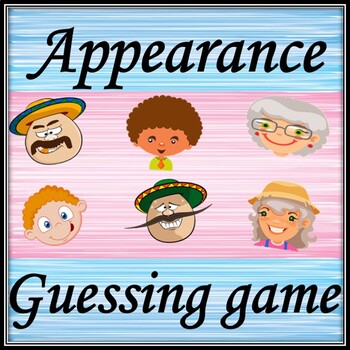 Appearance Describing people Guessing game | TpT