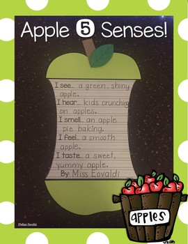 Preview of Apple 5 Senses Craftivity