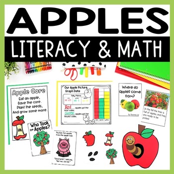 Preview of Apple Activities - All About Apples Unit with Apple Crafts