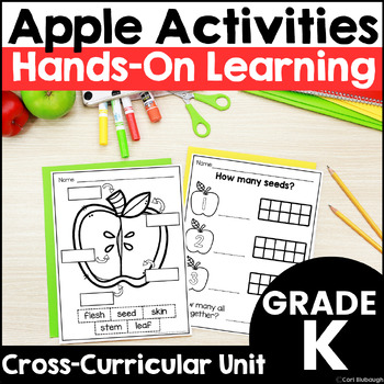 Preview of Apple Activities with Johnny Appleseed, Apple Life Cycle, Apple Tasting & Crafts