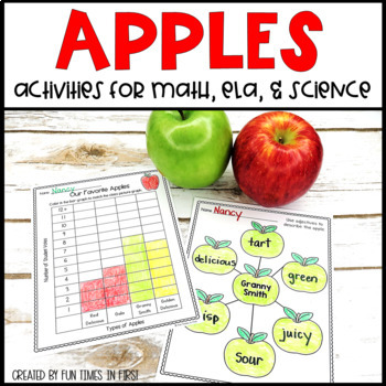 Preview of Apple Activities | Math Literacy and Science