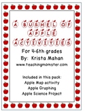 Apple Activities Pack for 4th, 5th, and 6th grades