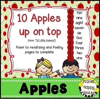 Preview of Apple Activity ~ 10 Apples Up on Top