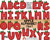 Apple Alphabet ClipArt - Apple Letters Clip Art - Numbers 