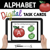 Apple Alphabet Matching Boom Cards™ capital and lowercase 