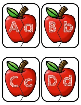 Alphabet Apple Puzzle