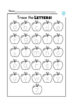 Preview of Apple Alphabet Tracing