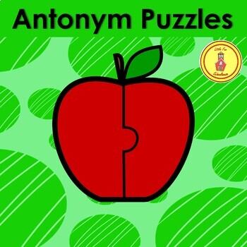 Preview of Antonym Matching - Apples Learning Center Puzzles