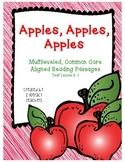 Apple, Apples, Apples: CCSS Aligned Leveled Reading Passag