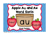 Apple Au and Aw Word Sort