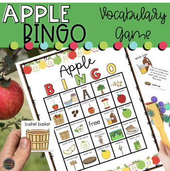 Preview of Apple BINGO Vocabulary Game