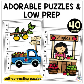 FREE Back to School Sequencing Numbers 1-10 Printable Puzzles