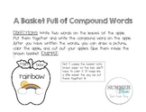 Apple Basket Compound Word Activity