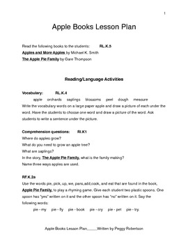 Preview of Apple Books Lesson Plan