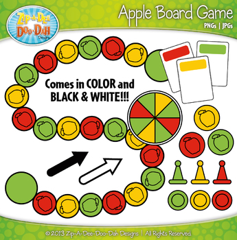 Build A Board Game Clipart Set 2 {Zip-A-Dee-Doo-Dah Designs