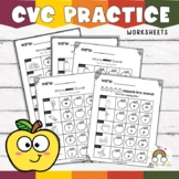 Apple CVC Practice Worksheets