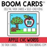 Apple CVC Words BOOM CARDS™