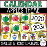 Apple Calendar Numbers and Pieces for September | English 