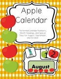 Apple Calendar Set for August, September, and October