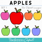 Apple Clipart Colourful commercial use SET 1