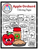 Apple Coloring Pages Booklet: Orchard, Pie, Cider, Donuts,