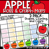 Apple Colors - Roll and Graph - Back to School Math Activity