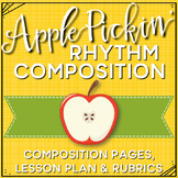 Rhythm Composition Pages and Mini Lessons - Apple Theme